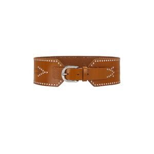 Isabel Marant 'Telma' Brown Leather Belt Size 70